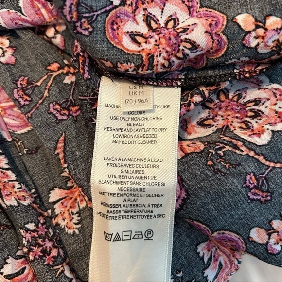 Free People Sweet Escape Floral Long Sleeve Boho Smocked Bodice Maxi Dre… - Picture 15 of 16